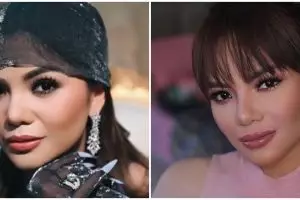 8 Gaya pemotretan terbaru Dinar Candy, bak madam era 80-an