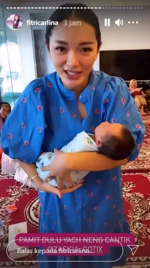 Momen akikah anak Zaskia Gotik  © Instagram