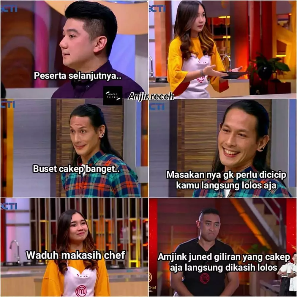 meme gombalan Juna Masterchef 7 © Instagram