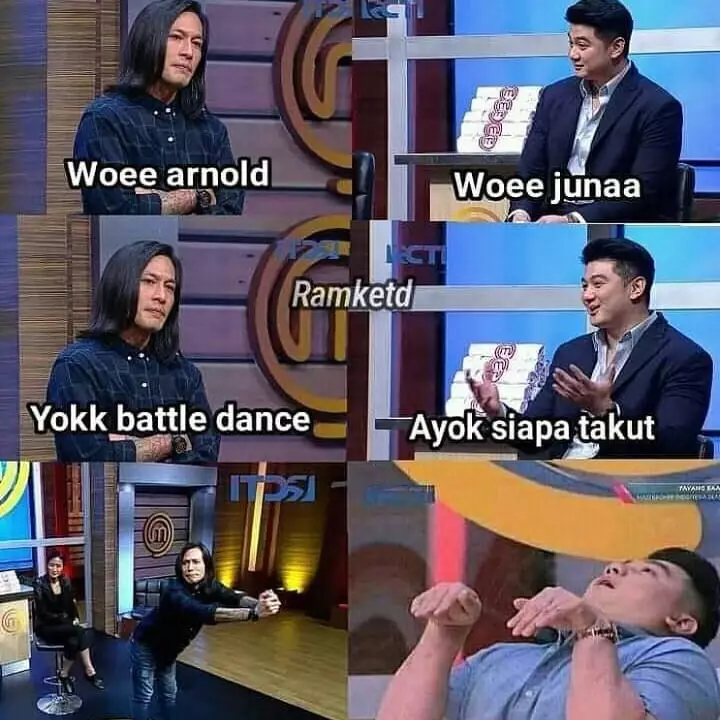 meme gombalan Juna Masterchef 7 © Instagram
