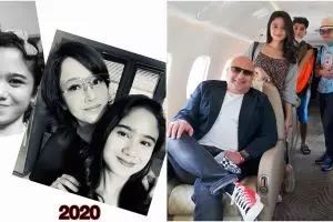 Maia Estianty ajak kekasih anaknya liburan bareng naik private jet