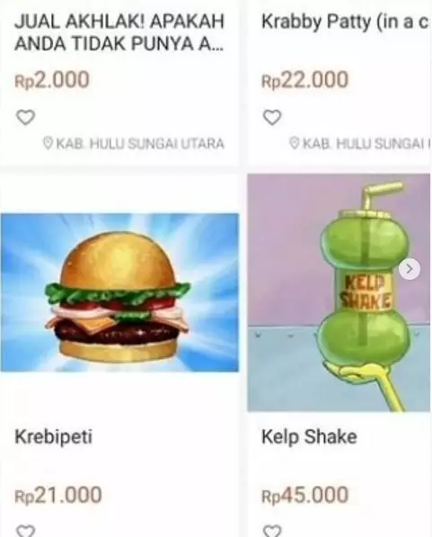 barang dagangan nyeleneh © Berbagai Sumber
