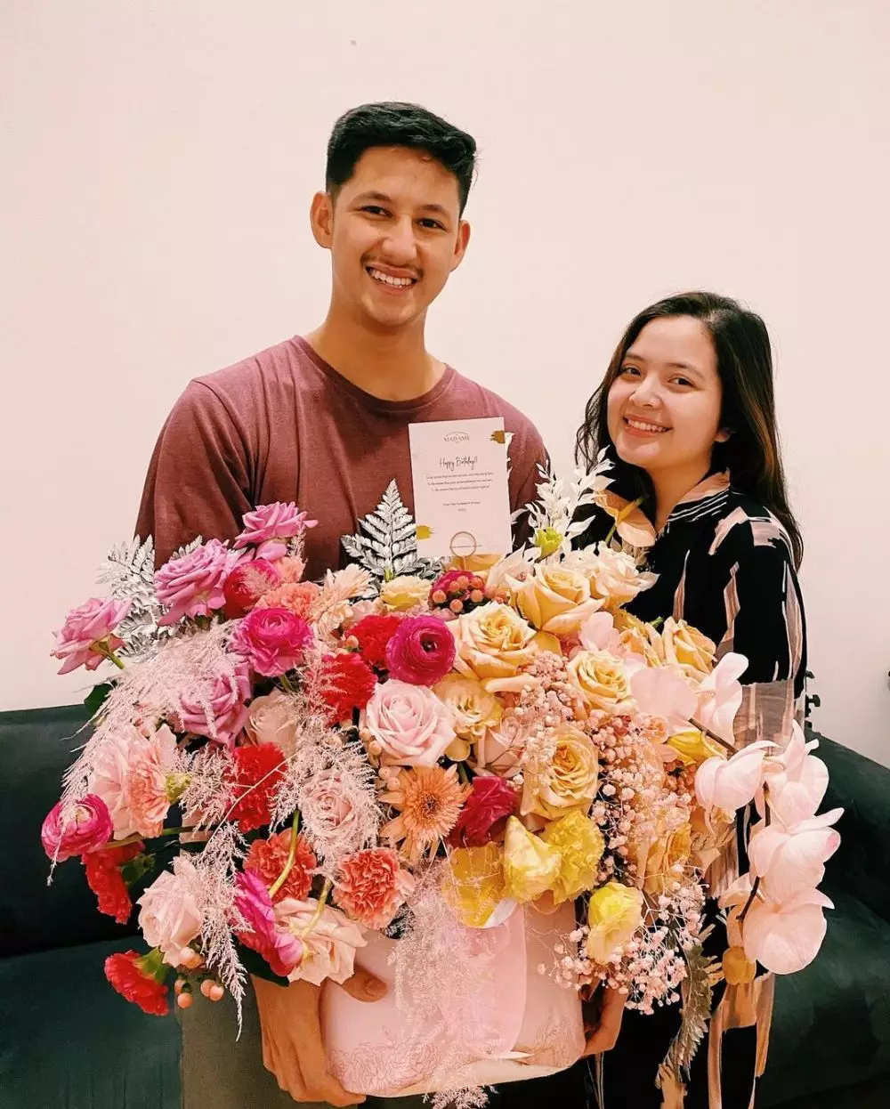 potret artis cilik bareng pasangan © Instagram