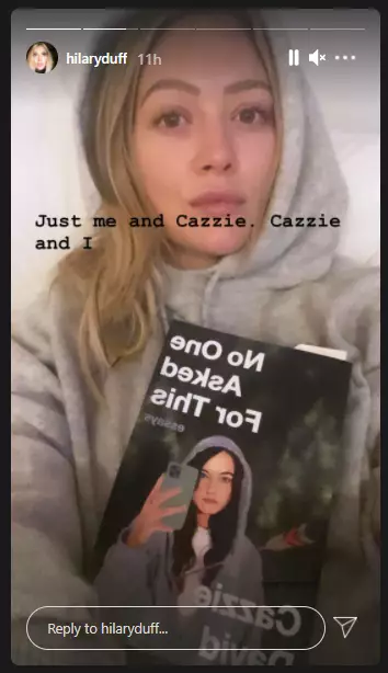 momen Hilary Duff jalani karantina karena Covid-19 Instagram