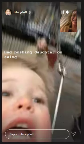 momen Hilary Duff jalani karantina karena Covid-19 Instagram