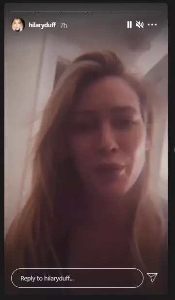 momen Hilary Duff jalani karantina karena Covid-19 Instagram