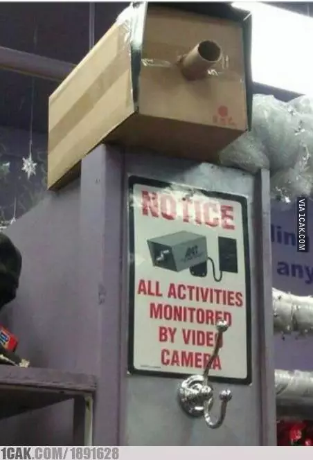 potret absurd cctv © Berbagai Sumber