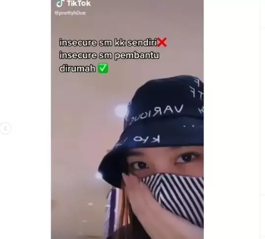 viral pembantu cantikkk © TikTok