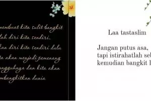 40 Kata-kata mutiara bangkit, bikin semangat jalani hidup