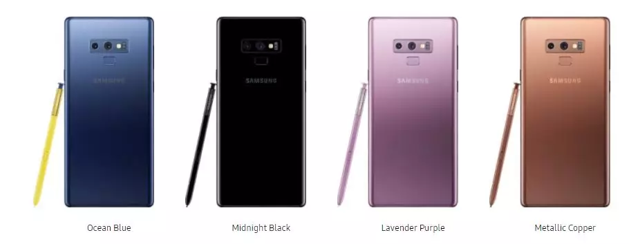 Samsung Galaxy Note 9 ©samsung.com