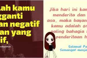 50 Kata-kata mutiara berpikir positif, memotivasi dan menyentuh hati