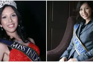10 Transformasi Kristania Virginia, Miss Indonesia jadi militer AS
