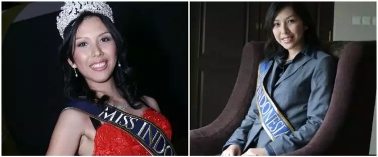10 Transformasi Kristania Virginia, Miss Indonesia jadi militer AS