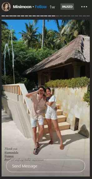 Cerita mini honeymoon sherina  © 2020 brilio.net