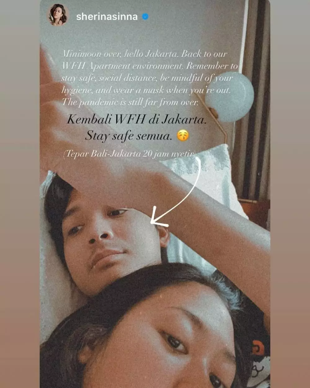 Cerita mini honeymoon sherina  © 2020 brilio.net