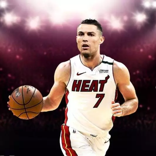 editan potret pemain bola jadi pemain basket Instagram