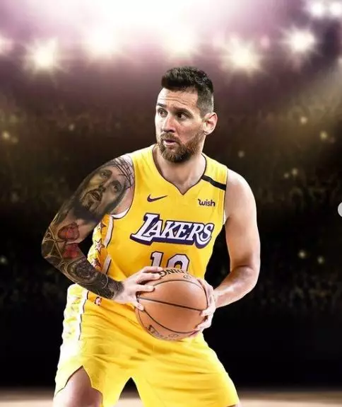 editan potret pemain bola jadi pemain basket Instagram