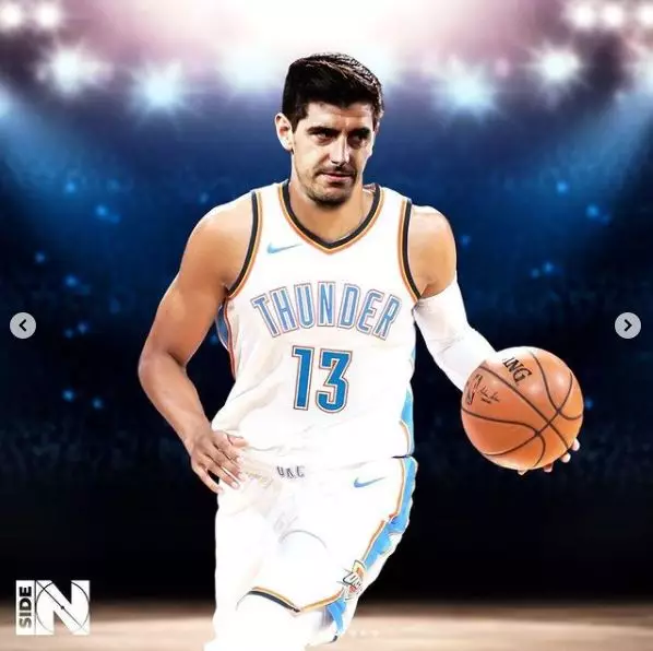 editan potret pemain bola jadi pemain basket Instagram