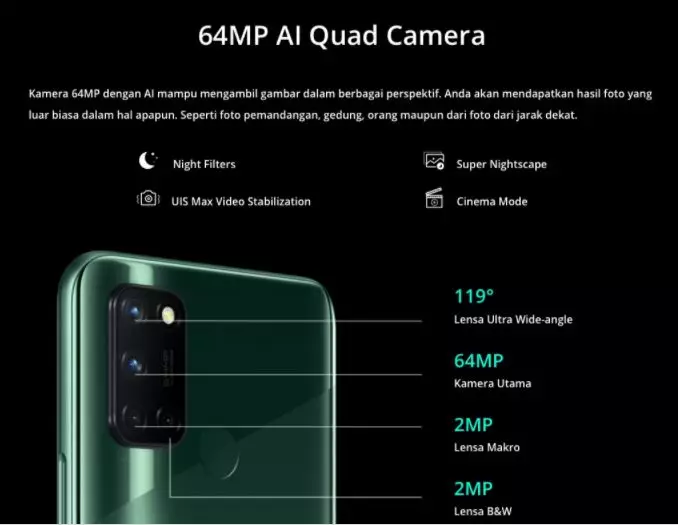 Spesifikasi Realme 7i © 2020 brilio.net