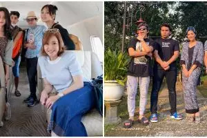 Momen 12 seleb liburan bareng keluarga pacar, akrab banget