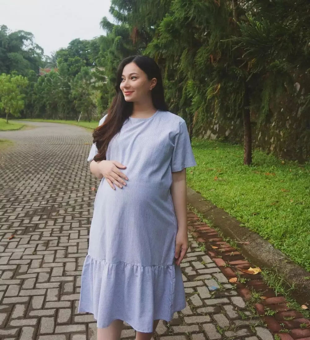 Potret Asmirandah naik 19 kg © Instagram