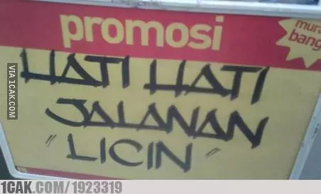 Tulisan harga promosi berbagai sumber