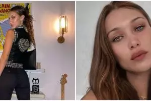 Bella Hadid bikin tato bahasa Arab di kedua lengan, penuh makna