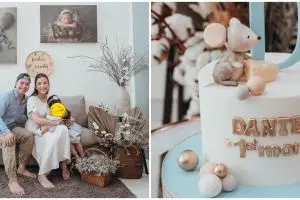 10 Momen perayaan satu bulan anak kedua Chelsea Olivia & Glenn, meriah