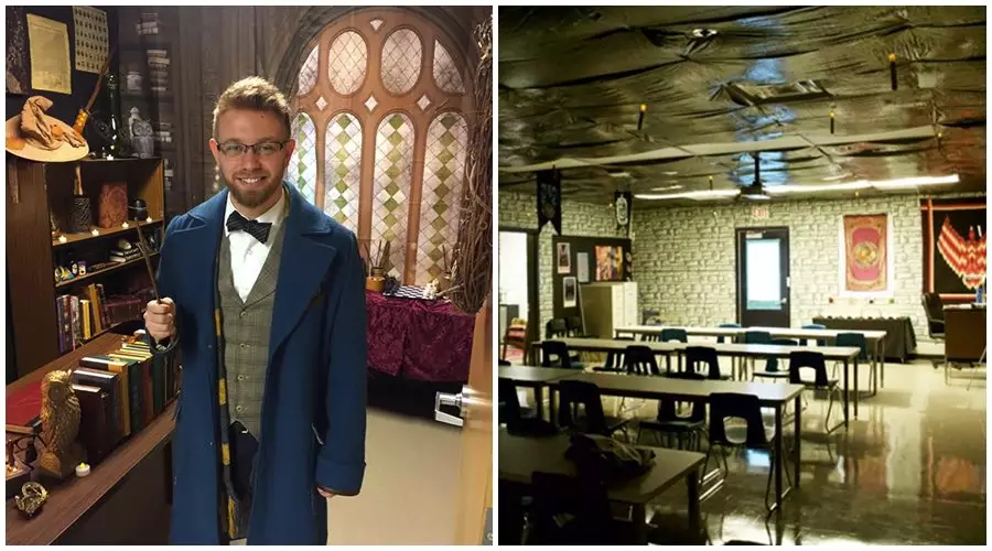 guru mengajar pakai kostum  © Berbagai sumber