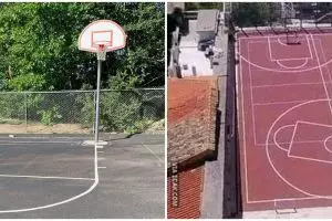 8 Bentuk nyeleneh lapangan ini bikin kamu bingung, absurd abis