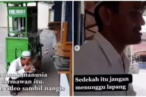 Alasan pria sedekah mi pangsit jualannya 100 mangkuk ini bikin salut