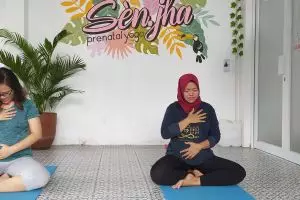 Mereka yang mengaku sehat luar dalam dengan olahraga yoga saat pandemi