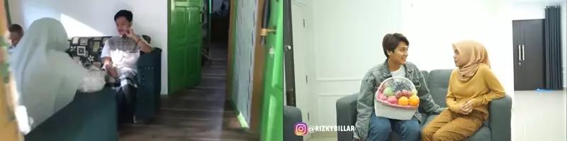 rumah Lesty dulu dan kini © Instagram rumah Lesty dulu dan kini © Instagram