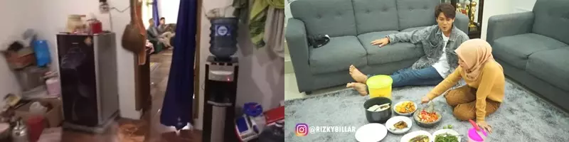 rumah Lesty dulu dan kini © Instagram rumah Lesty dulu dan kini © Instagram