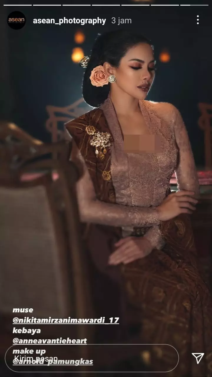 nikita dengan kebaya © Instagram nikita dengan kebaya © Instagram