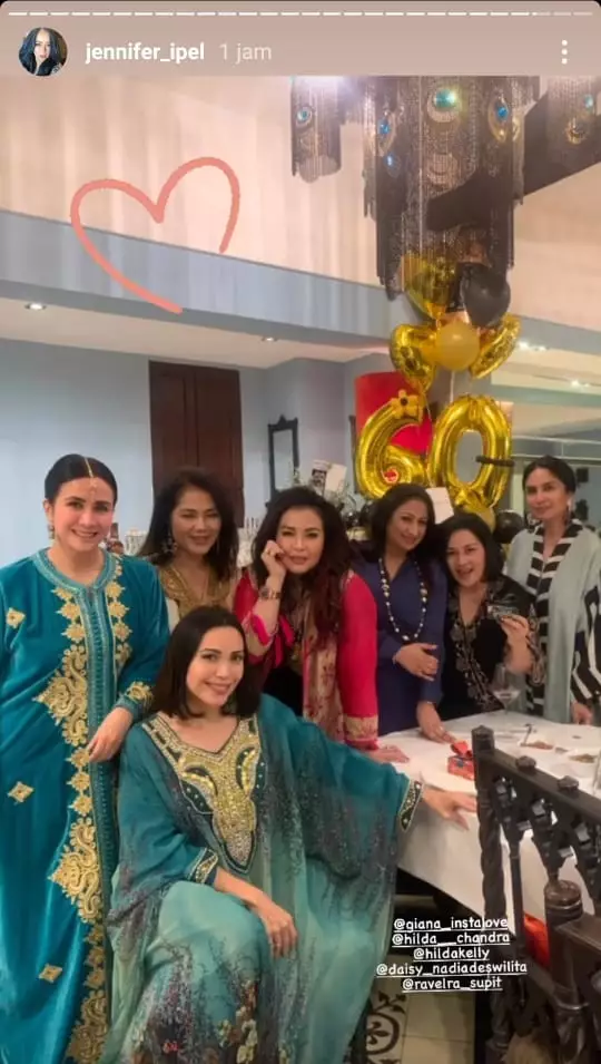 Jennifer Jill ultah ipar © Instagram