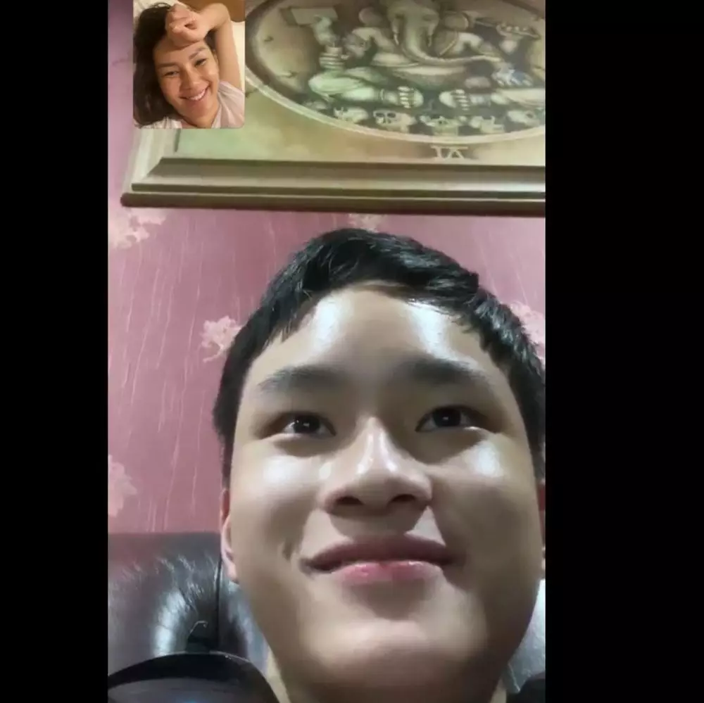 Momen Kalina dan Azka Corbuzier © 2020 brilio.net Momen Kalina dan Azka Corbuzier © 2020 brilio.net