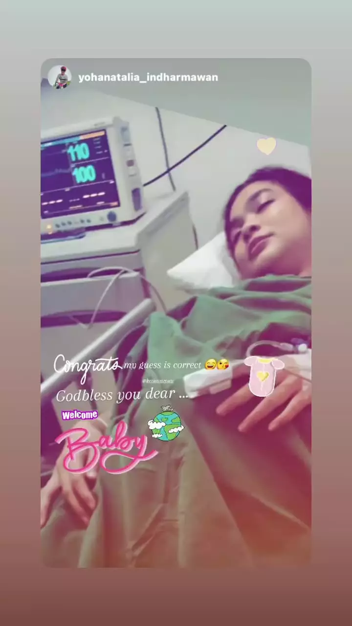 momen kezia melahirkan © Instagram