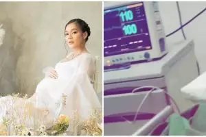 6 Momen Kezia Warouw melahirkan putri pertama, penuh haru