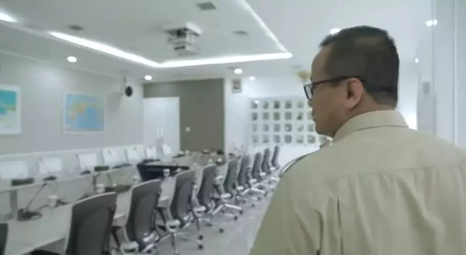 ruang kerja edhy prabowo © YouTube ruang kerja edhy prabowo © YouTube