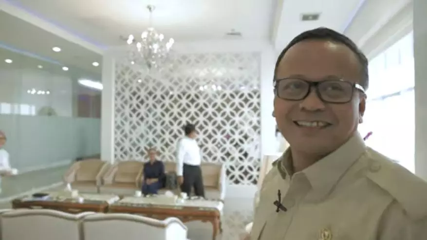 ruang kerja edhy prabowo © YouTube ruang kerja edhy prabowo © YouTube