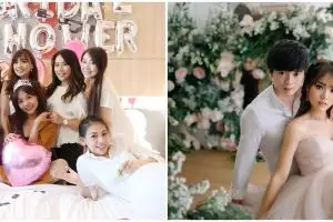 10 Momen bridal shower Steffy, dapat kejutan dari personel Cherrybelle