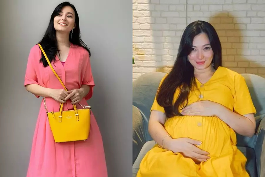 Seleb sebelum dan saat hamil © Instagram Seleb sebelum dan saat hamil © Instagram