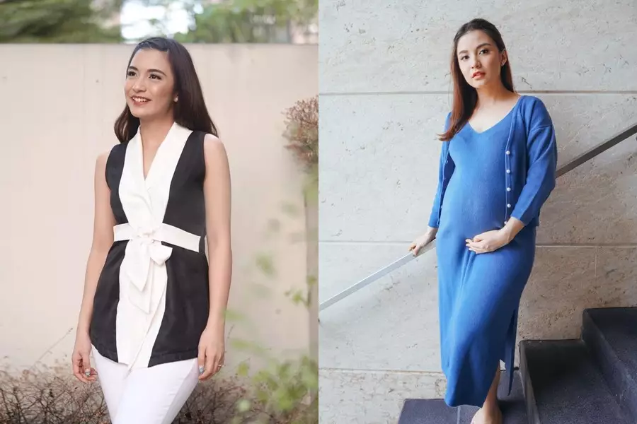 Seleb sebelum dan saat hamil © Instagram Seleb sebelum dan saat hamil © Instagram