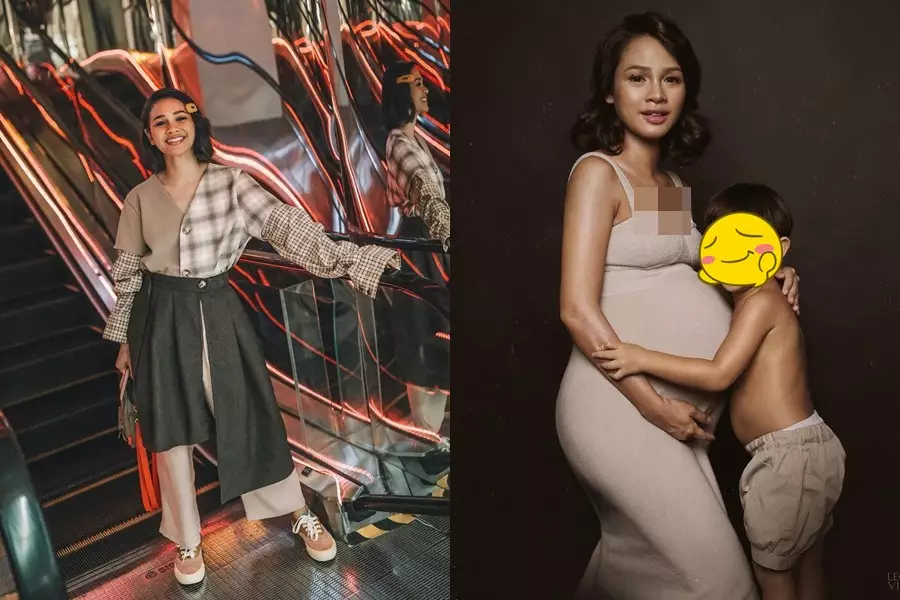 Seleb sebelum dan saat hamil © Instagram Seleb sebelum dan saat hamil © Instagram