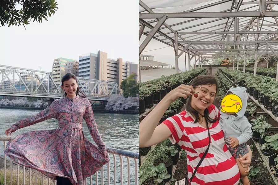 Seleb sebelum dan saat hamil © Instagram Seleb sebelum dan saat hamil © Instagram