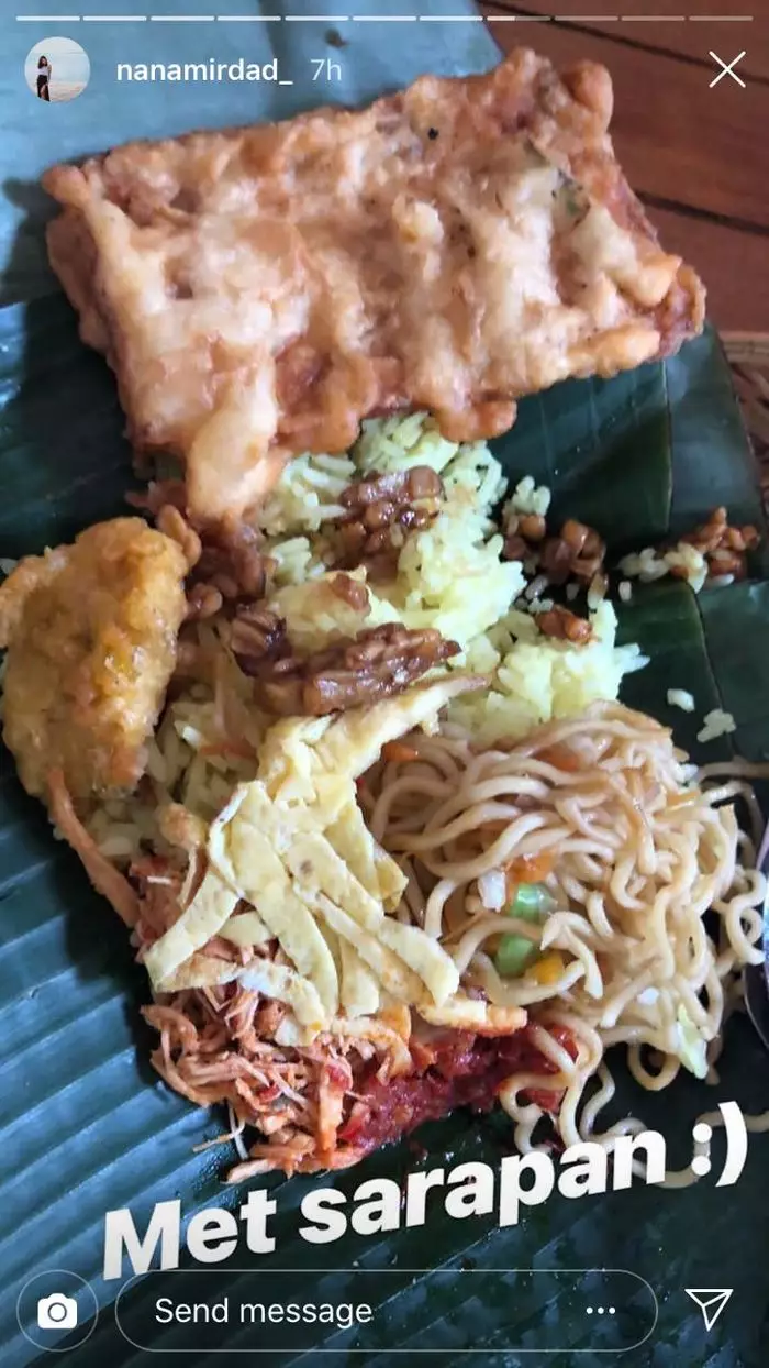 Sarapan seleb © 2020 brilio.net