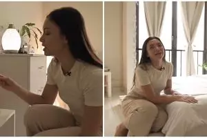 10 Potret kamar Angela Gilsha, minimalis dan banyak tanaman hijau