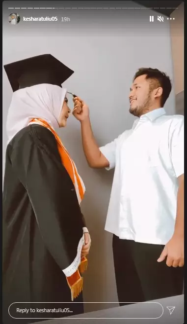 Wisuda Kesha Ratuliu © 2020 brilio.net/ Instagram