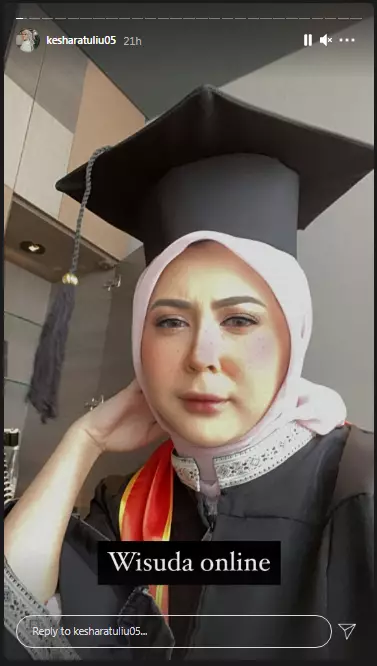 Wisuda Kesha Ratuliu © 2020 brilio.net/ Instagram